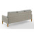 Crosley Capella Creme Outdoor Wicker Sofas