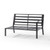 Crosley Clark Charcoal Outdoor Metal Right Side Loveseats