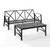 Crosley Kaplan 2pc Outdoor Sofa and Coffee Table Sets