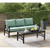 Crosley Kaplan 2pc Outdoor Sofa and Coffee Table Sets