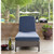 Crosley Palm Harbor Weathered Gray Navy Outdoor Chaise Lounge