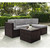 Crosley Palm Harbor Fabric 5pc Outdoor Sectional Sets
