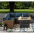 Crosley Bradenton 4pc Outdoor Sectional Sets with Tucson Fire Table