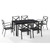 Crosley Kaplan Fabric 7pc Outdoor Dining Sets