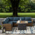 Crosley Bradenton 5pc Outdoor Sectional Sets with Tucson Fire Table