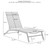 2 Crosley Weaver Light Gray Outdoor Chaise Lounges