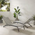 2 Crosley Weaver Light Gray Outdoor Chaise Lounges