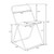 4 LeisureMod Lawrence Folding Chair With Metal Frame