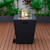 LeisureMod Chelsea Propane Fire Pit Side Tables