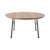 LeisureMod Rossmore Steel Frame Oval Coffee Tables