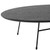 LeisureMod Rossmore Steel Frame Oval Coffee Tables