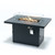 LeisureMod Chelsea Black Propane Fire Pit Table