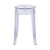 2 LeisureMod Averill Clear Dining Stools