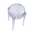 2 LeisureMod Averill Clear Dining Stools
