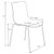 LeisureMod Astor Plastic 2 Dining Chairs