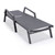 LeisureMod Marlin Armrests Patio Chaise Lounge Chairs