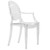 LeisureMod Carroll Clear Acrylic Chair
