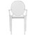 LeisureMod Carroll Clear Acrylic Chair