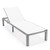 LeisureMod Marlin Black Grey Patio Chaise Lounge Chairs