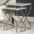 Crestview Collection Marble 2pc Side Nesting Table