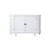 Crestview Collection Hawthorne Estate White Fretwork Credenza