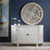 Crestview Collection Hawthorne Estate White Fretwork Credenza