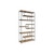 Crestview Collection Bengal Manor Offset Large Etagere Bookcase