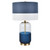 Crestview Collection Nautica Gold Navy White Table Lamp
