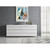 Casabianca Home IL Vetro White Dresser