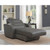 Sunset Trading Gray Power Reclining Chaise Lounge Chair