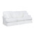 Sunset Trading Ariana White Slipcovered Sleeper Sofa