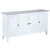 Sunset Trading Shabby Chic Cottage Whitewash Gray Shutter Door Credenza