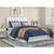 AFI Furnishings Portland White Queen Platform Bed with Footboard And 2 Storage Drawers