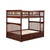 AFI Furnishings Columbia Bunk Beds with Raised Panel Trundle