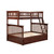 AFI Furnishings Columbia Bunk Beds with Raised Panel Trundle