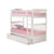 AFI Furnishings Columbia Bunk Beds with Raised Panel Trundle