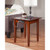 2 AFI Furnishings Shaker Walnut End Tables With USB Charger
