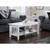 AFI Furnishings Mission 3pc Coffee Table Set With Charging Stations