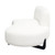 Diamond Sofa Vesper White Curved Armless Right Chaise