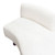 Diamond Sofa Vesper White Curved Armless Right Chaise