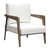 Diamond Sofa Blair White Fabric Accent Chairs