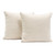 2 Diamond Sofa Fabric Square Accent Pillows