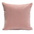 2 Diamond Sofa Blush Velvet Square Accent Pillows