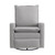 Oxford Baby Uptown Gray Nursery Swivel Glider Recliners