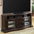 Parker House Bella Brown 67 Inch TV Console with Power Center