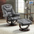 Parker House Monarch Reclining Swivel Chairs And Ottomans