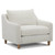 Parker House Vogue Off White Chair and Ottoman Set