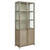 American Drew West Fork Aged Taupe Blackwell Display Cabinet