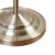 Olliix Hampton Hill Bellow Antique Brass Uplight Floor Lamp with Mercury Glass Shade