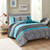 Olliix Mi Zone Chloe Teal Twin Twin XL Comforter Sets